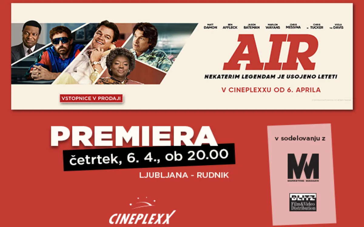 Marketing magazin vabi na premiero filma Air 