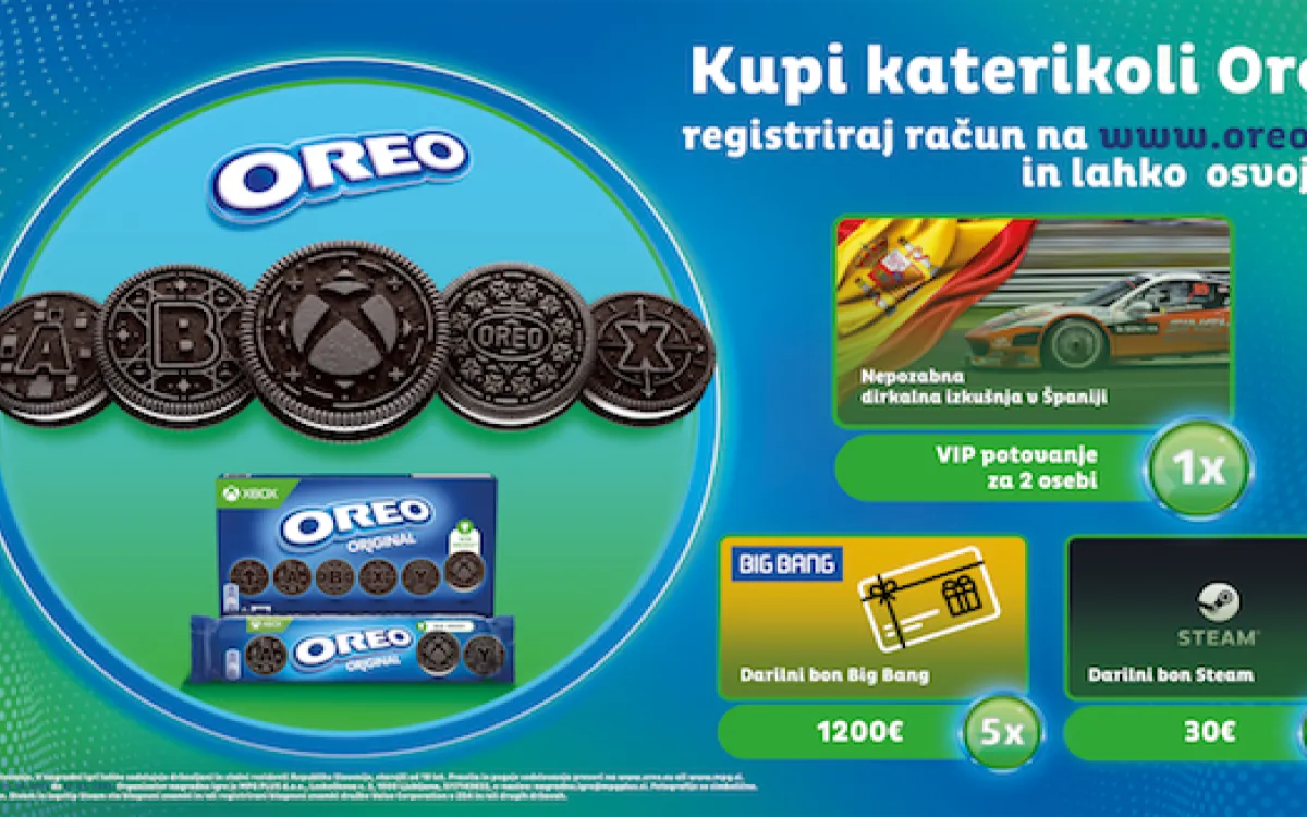 Oreo in Xbox združujeta svoje oboževalce