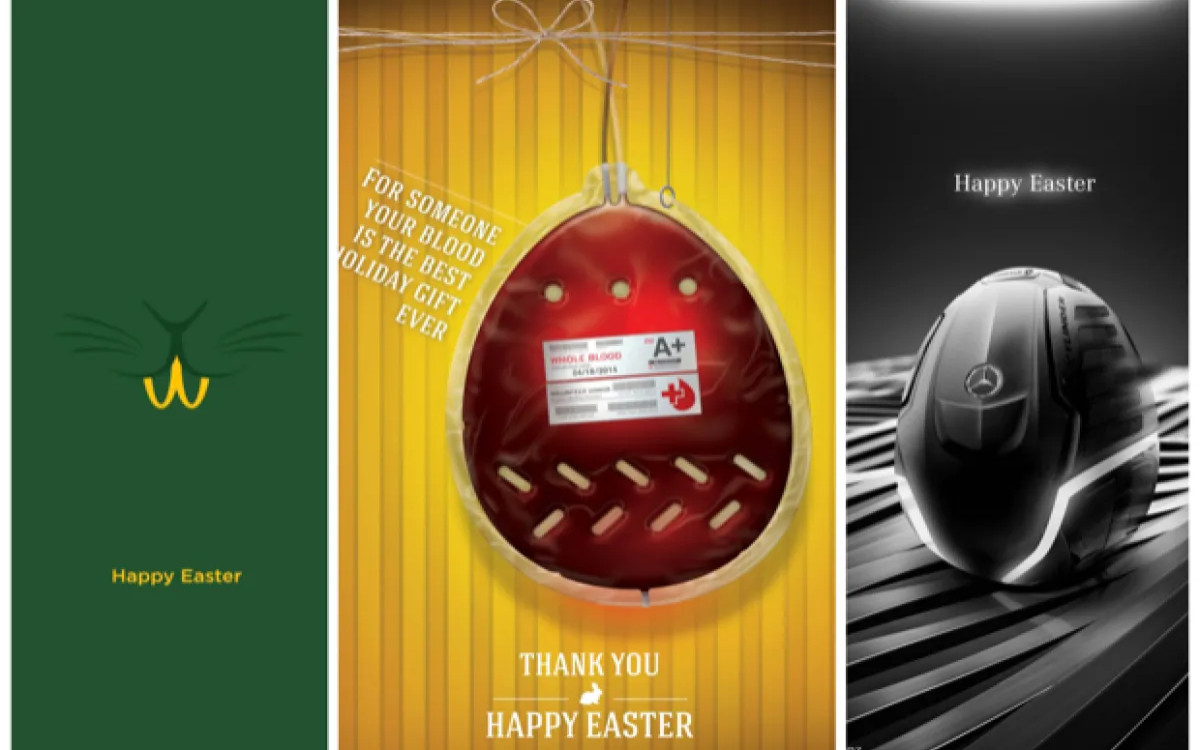 11 velikonočnih oglasov