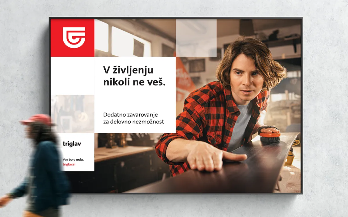 Triglav z novo oglaševalsko akcijo za dodatno zavarovanje za delovno nezmožnost 