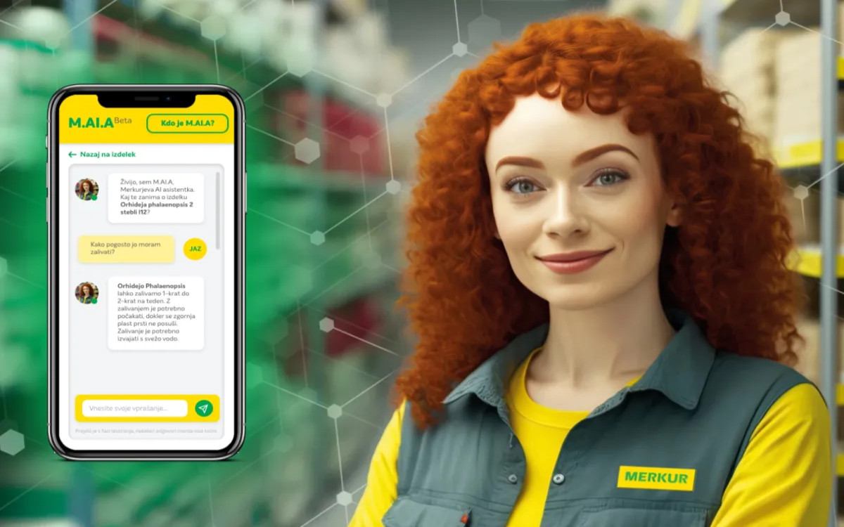 Kako je Merkur uvedel virtualno pomočnico
