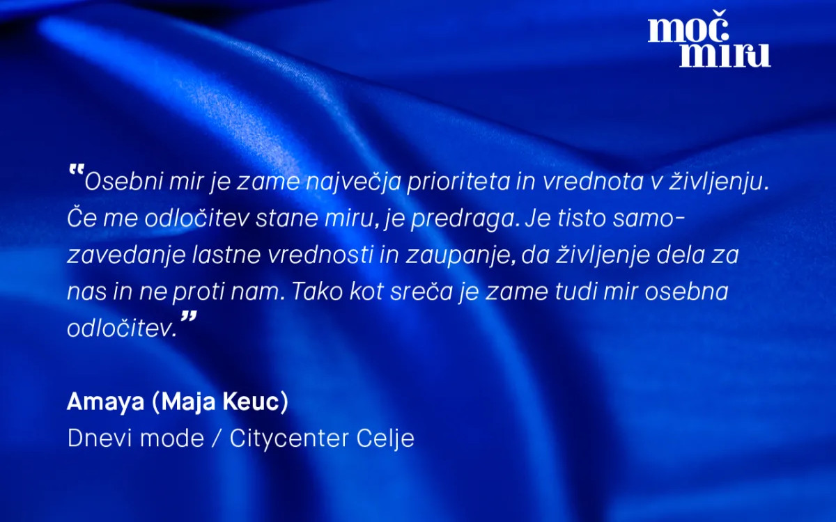 Dnevi mode »Moč miru« v Citycentru Celje