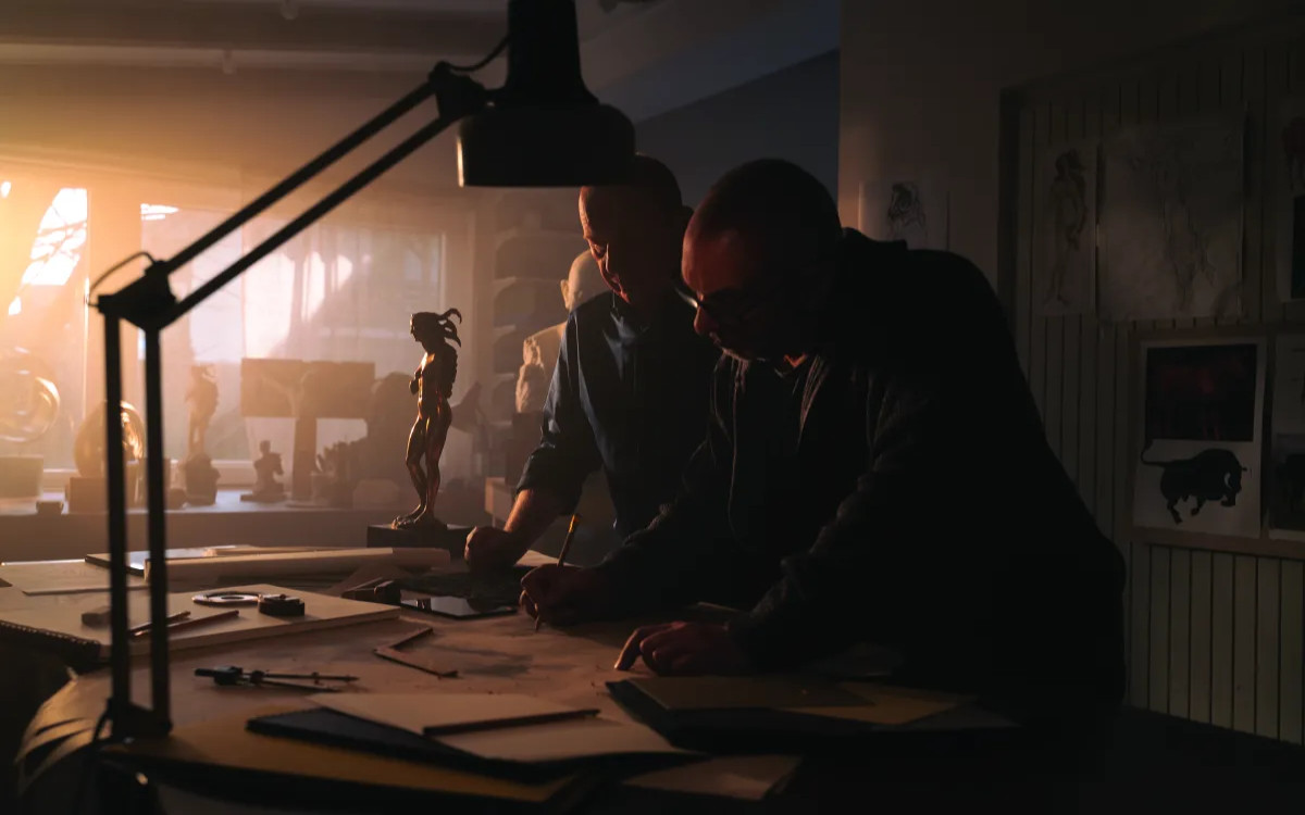 Vrata, ki jih je zasnoval kipar