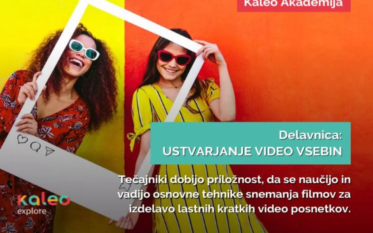 Kje bodo najstniki to poletje? Na Kaleo akademiji digitalnih veščin!