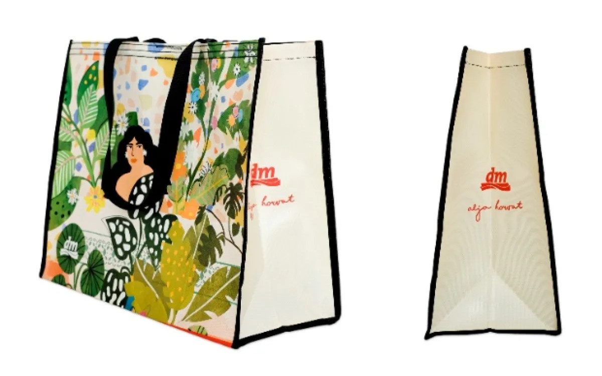 Vrečko za letošnji dm tek za ženske je ustvarila Alja Horvat