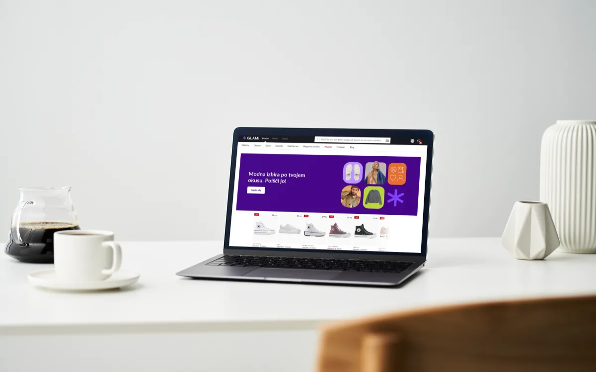 Modni iskalnik GLAMI s podobno umetno inteligenco kot ChatGPT