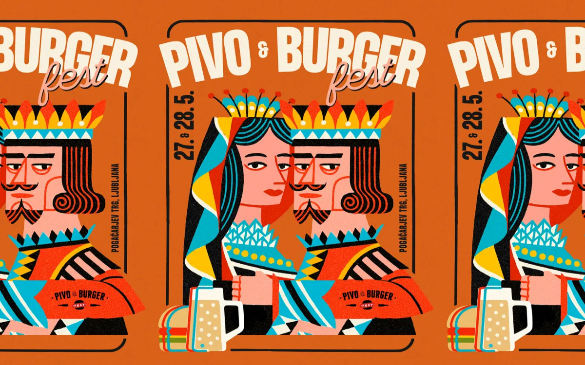 Pivo in burger kot kraljevski par ulične gastronomije 