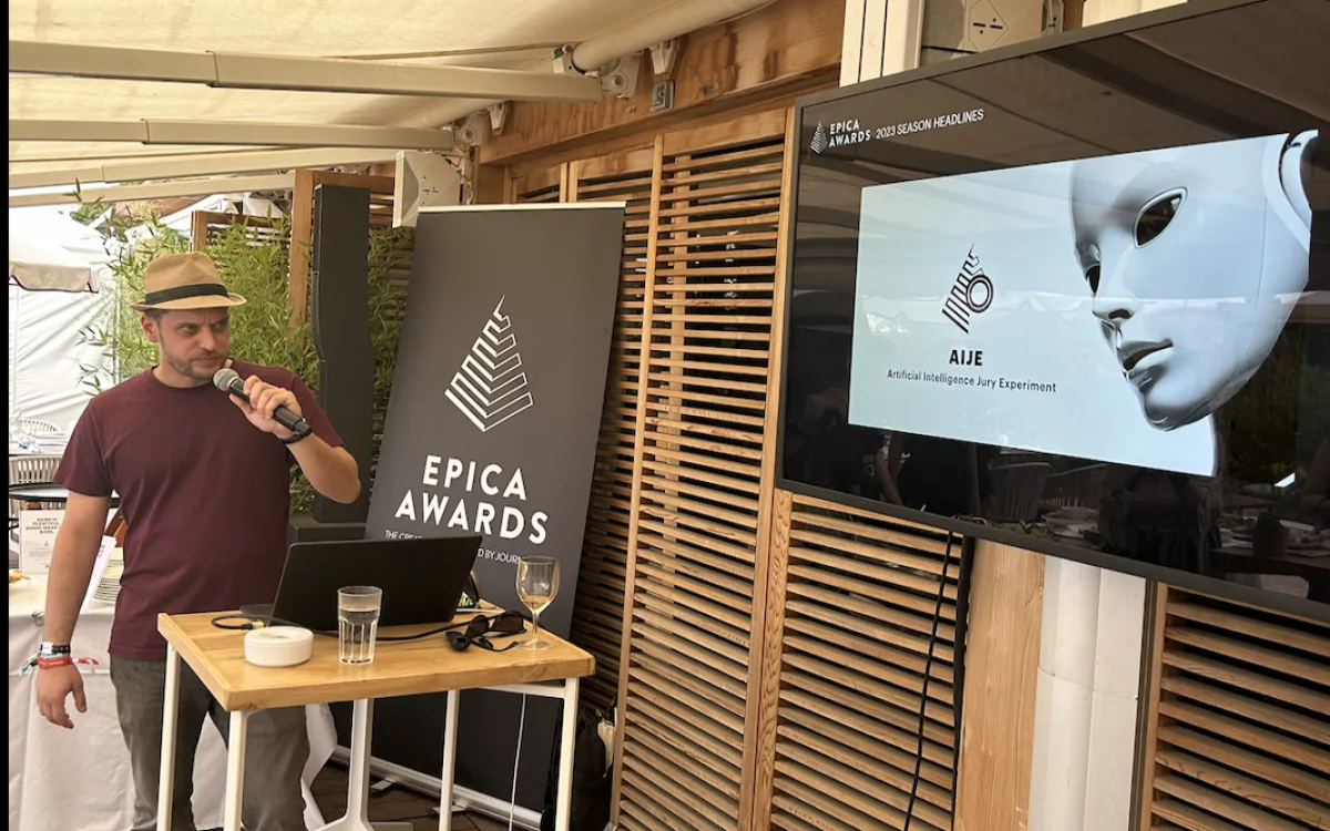 Cannes Lions 2023: Tekmovanje Epica ima žiranta z umetno inteligenco