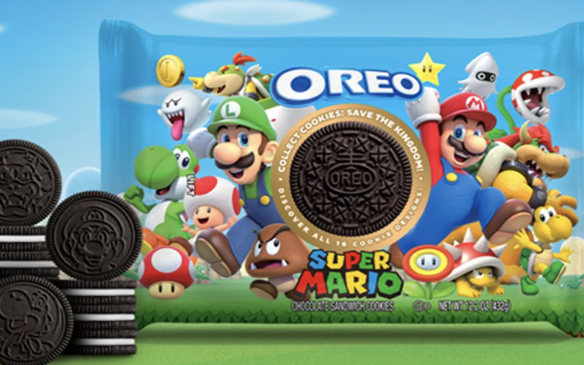 Ko združita moči blagovni znamki Oreo in Super Mario