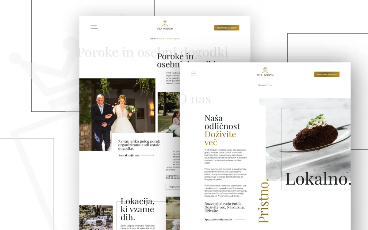 Agencija Madwise prenovila spletno stran Vile Podvin