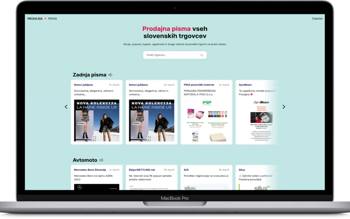 Opazili smo: Agregator prodajnih novičnikov slovenskih trgovin