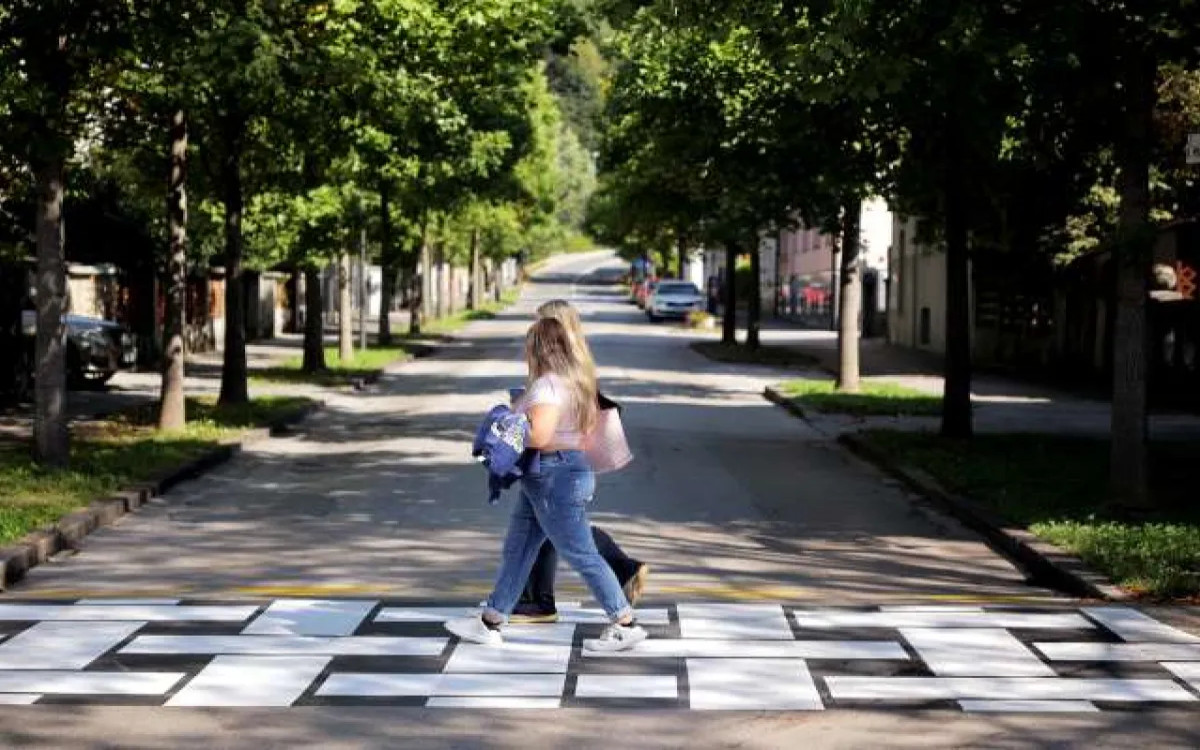 Opazili smo: Prehodi za pešce s sporočilom 