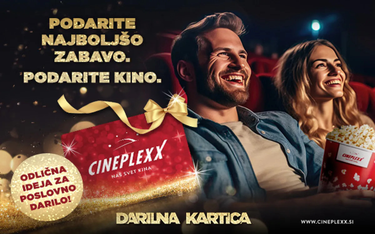 Svojim poslovnim partnerjem podarite najboljšo zabavo. Podarite kino.