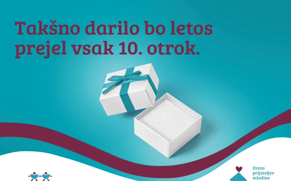 Prazno darilo za vsakega desetega otroka v Sloveniji