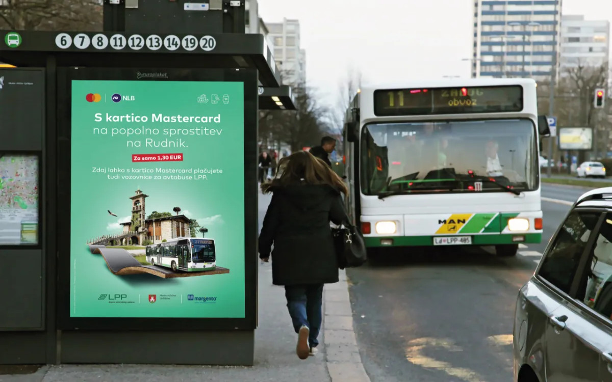 Mastercard in agencija Povem za enostavnejši javni mestni prevoz 