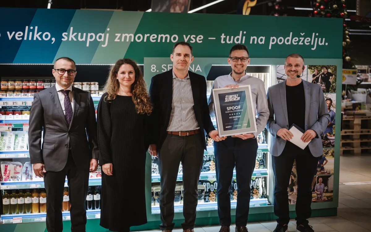 Štartaj Slovenija ima nov »hit produkt«: Spoof 