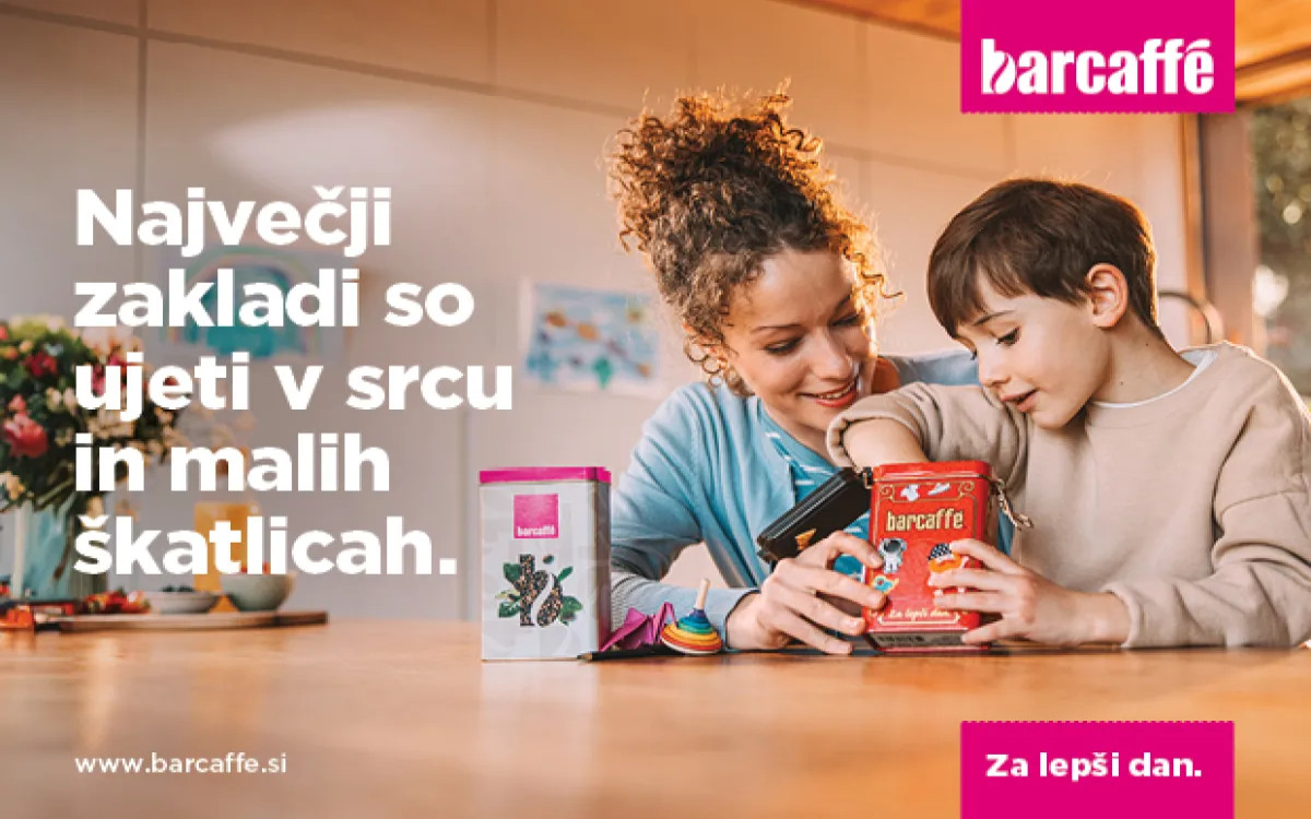 Barcaffè: Največji zakladi so ujeti v srcu in malih škatlicah