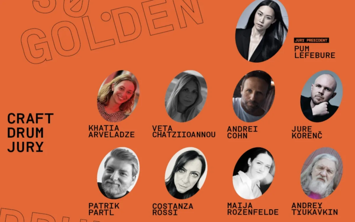 Jure Korenč iz Agencije 101 v žiriji Zlatega bobna