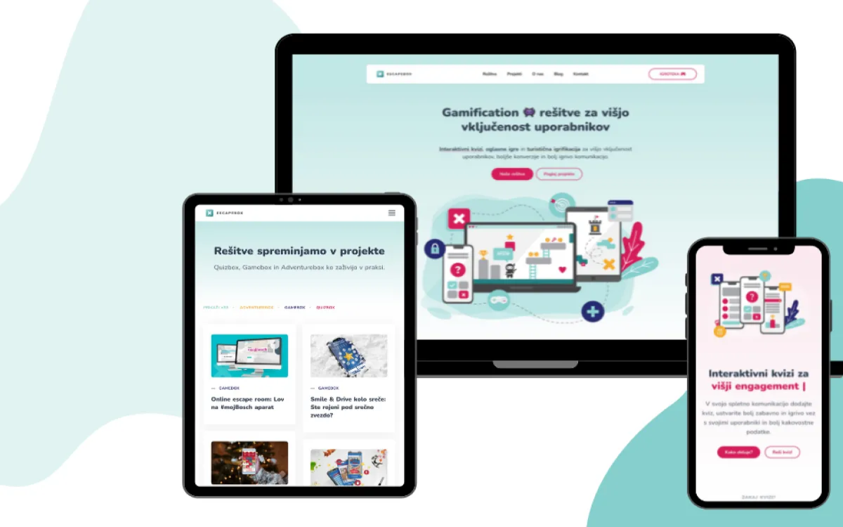 Opazili smo: Nova spletna podoba agencije Escapebox