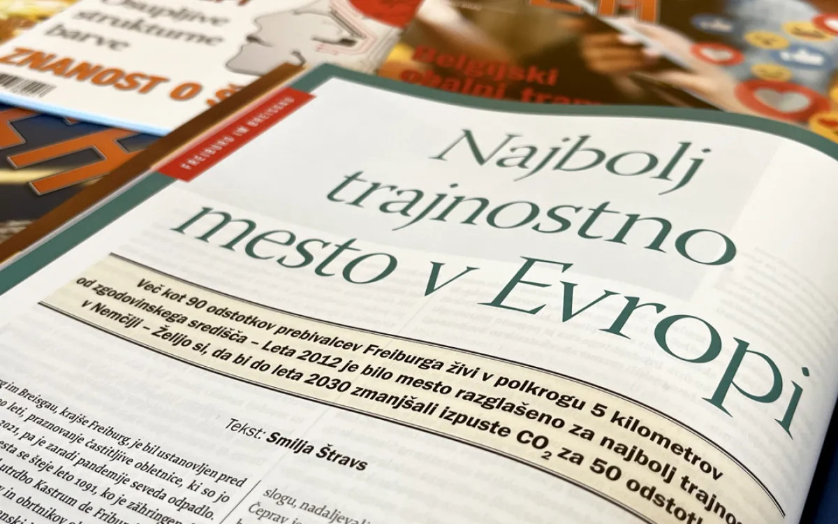 Revija Gea z najbolj trajnostnim člankom v Sloveniji