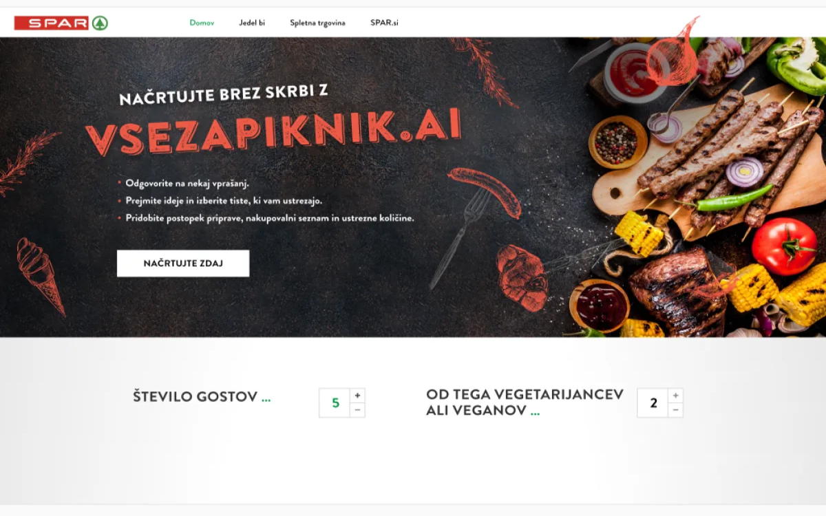 Opazili smo: Po načrtovalcu jedilnikov še UI-načrtovalec piknikov 