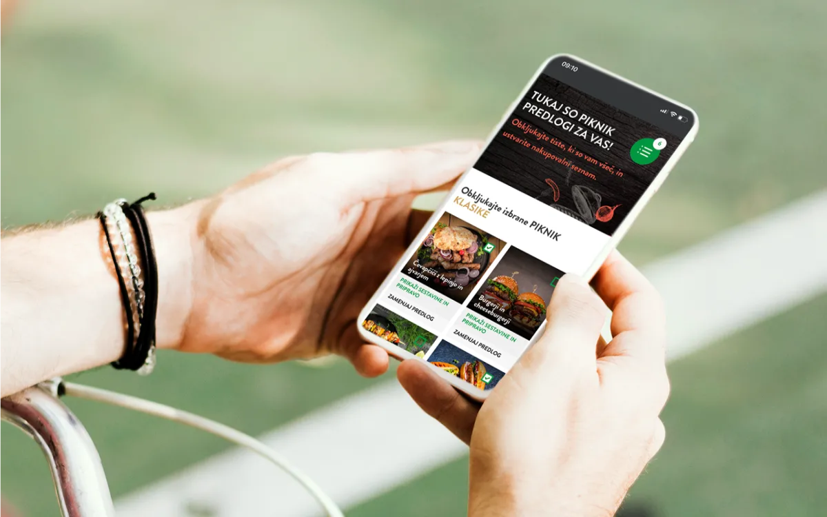 SPAR Slovenija z novim UI-orodjem za načrtovanje piknikov  