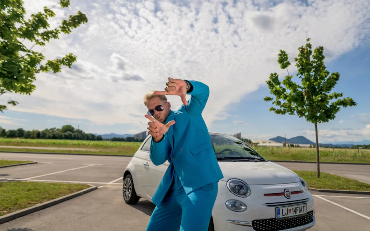 Fiat z vplivnežem Igorjem Mikičem izstopil iz sivine povprečja