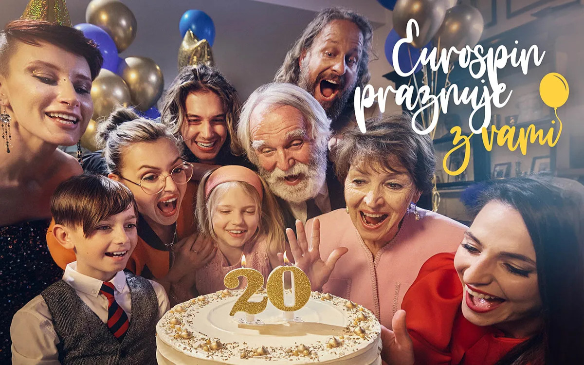Eurospin praznuje z vami