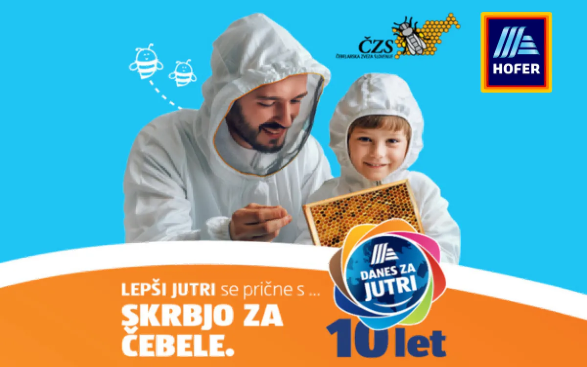 Pridruži se HOFERju pri skrbi za medeno prihodnost