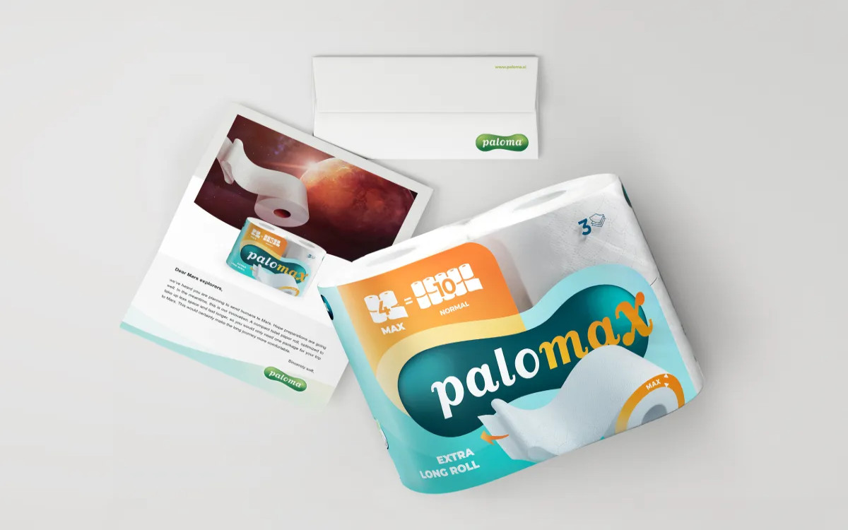Toaletni papir Paloma želi na Mars