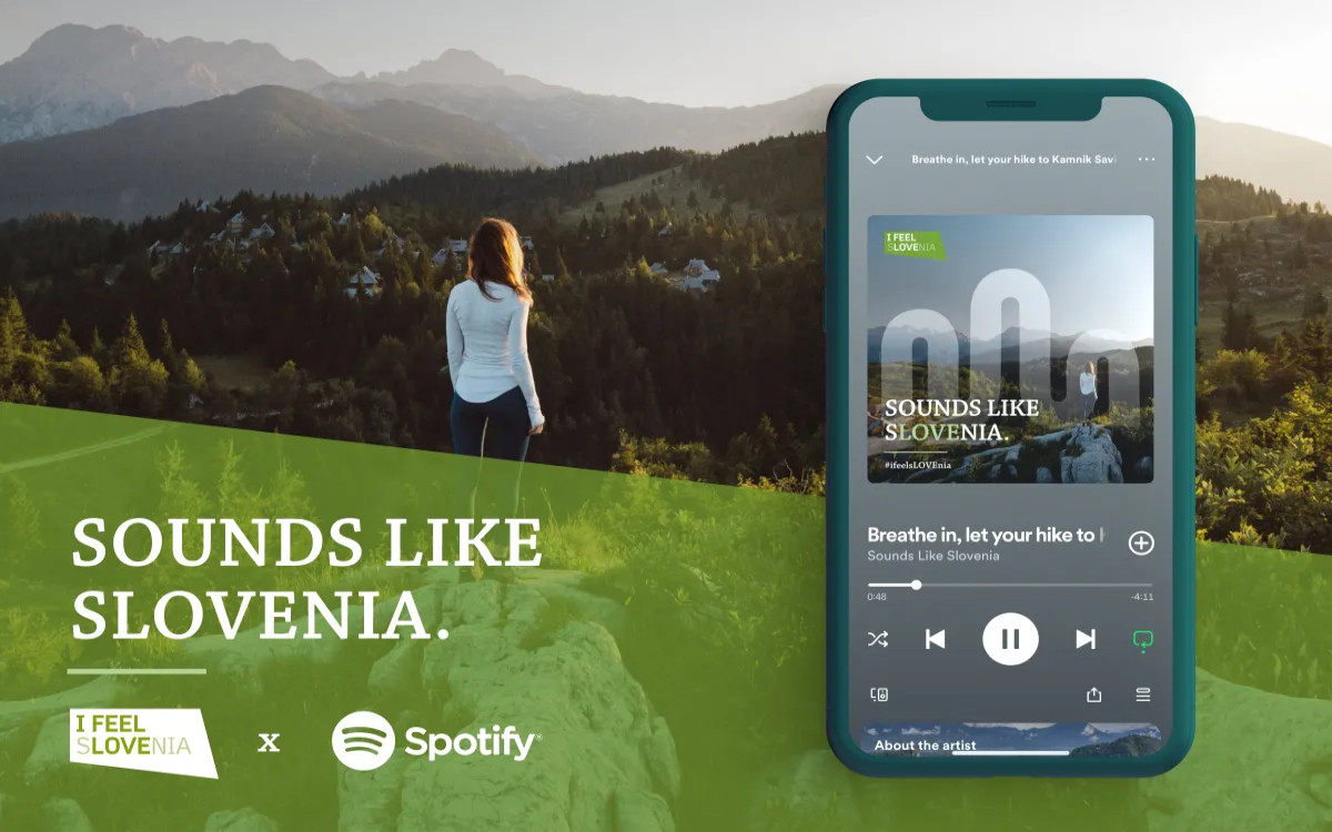 I Feel Slovenija in Spotify predstavljata zvočne zgodbe Slovenije
