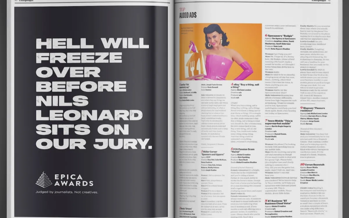 Epica Awards z drzno kampanjo potrjuje zavezanost nepristranskosti