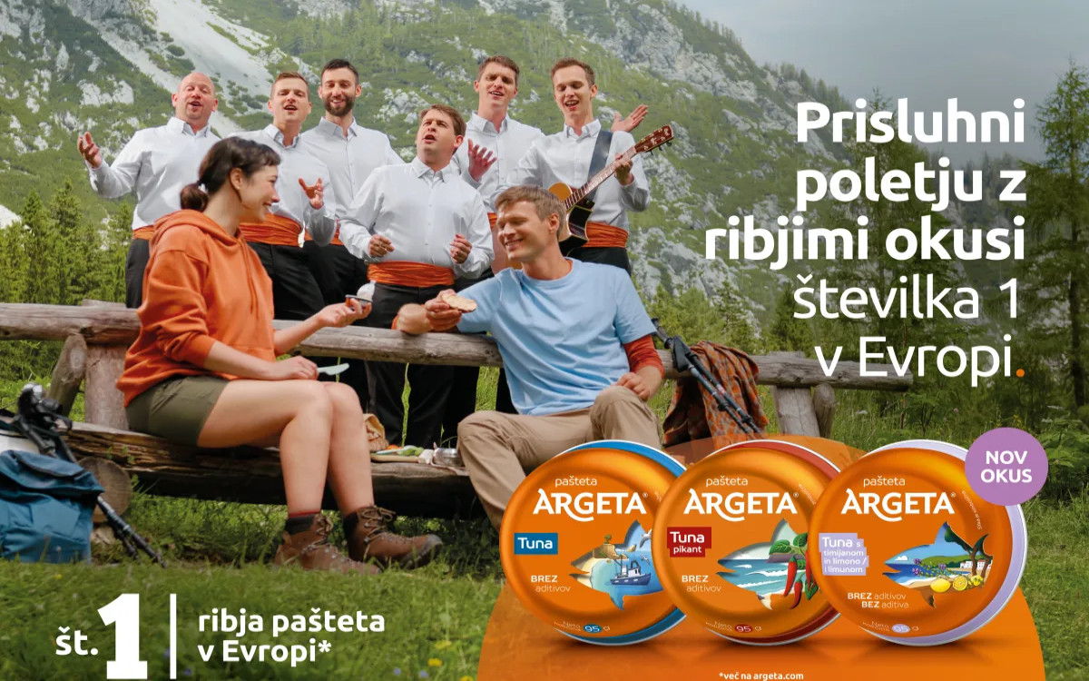 Prisluhnite poletju z ribjimi okusi Argete