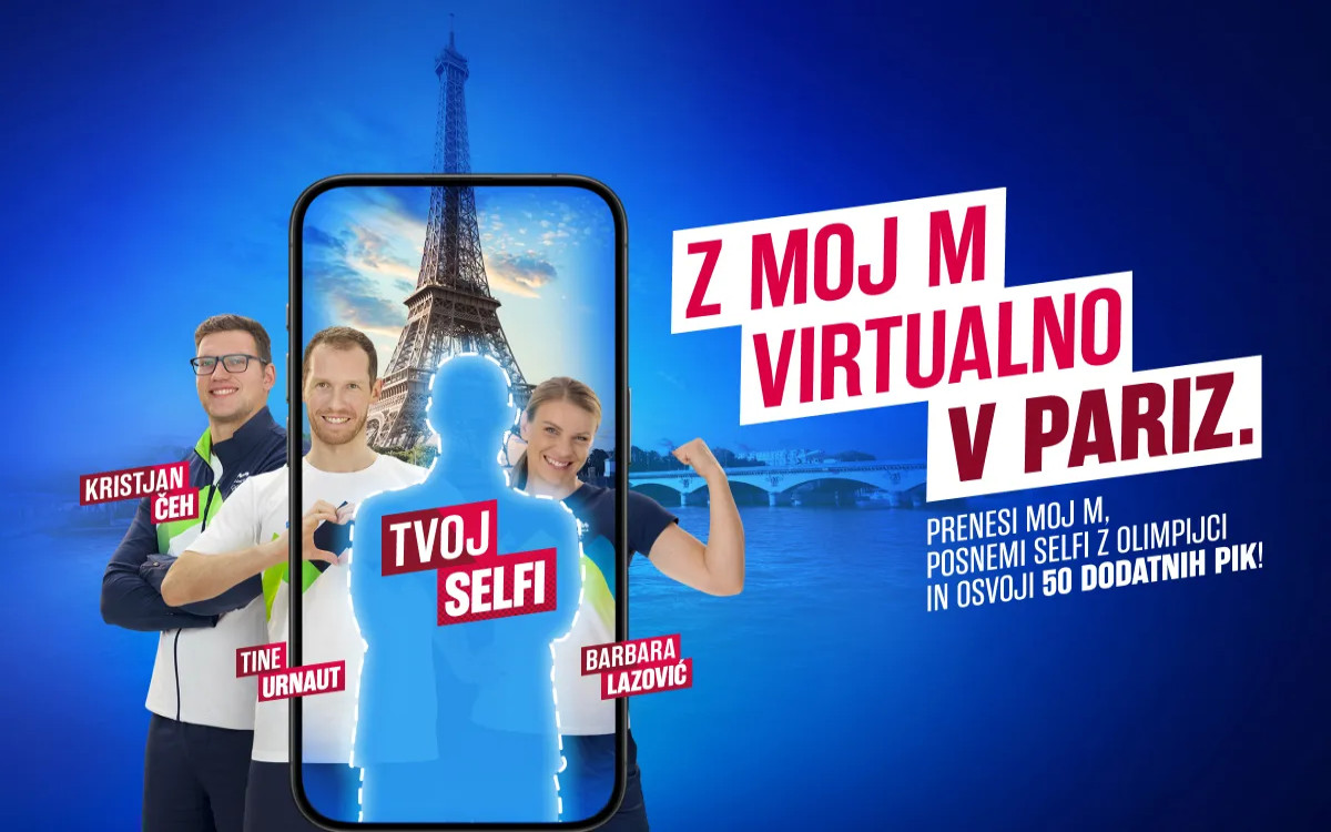 Z Moj M virtualno v Pariz s slovenskimi olimpijci
