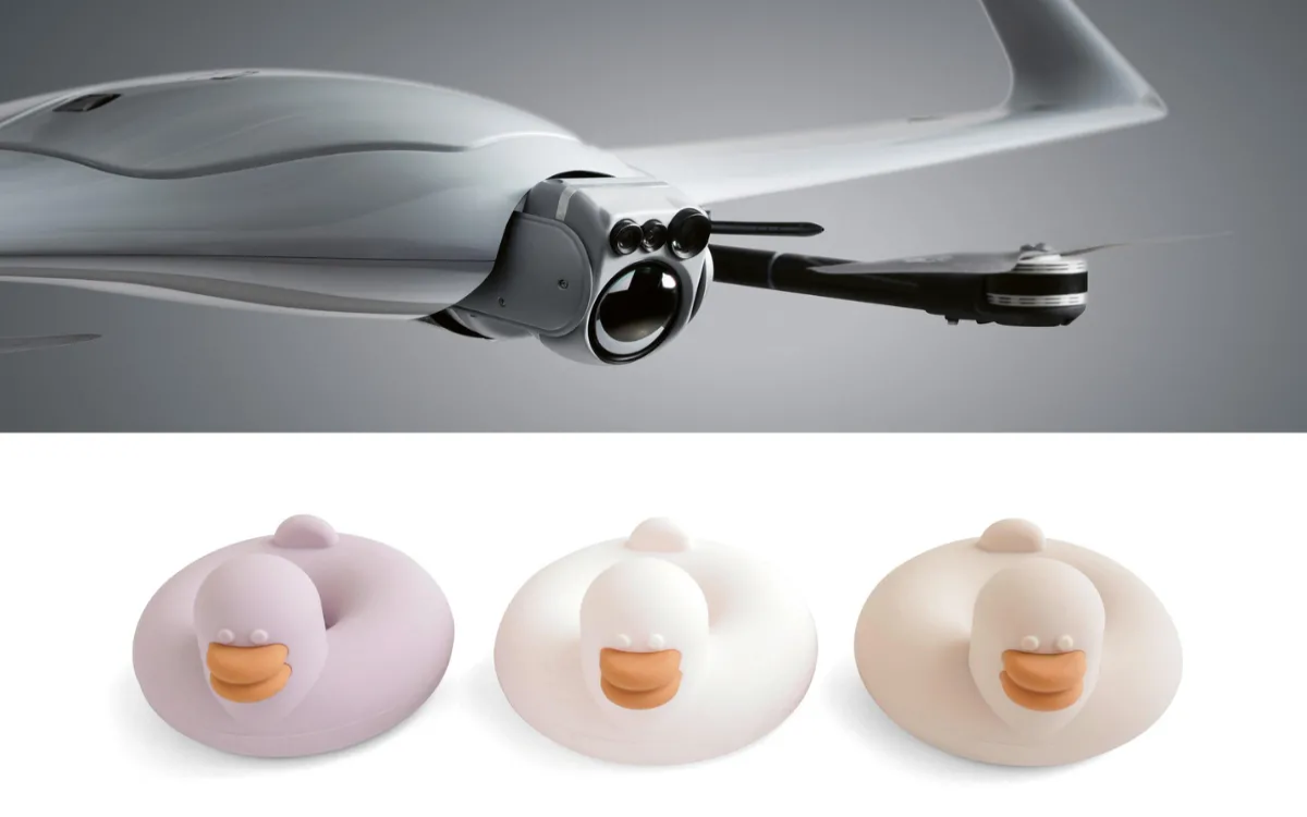 Nagradi Red Dot tudi za slovenski brezpilotni letalnik in gumijaste račke 