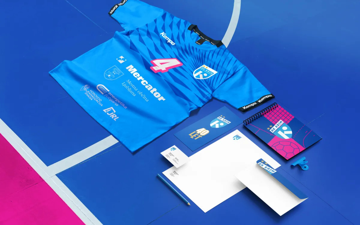 Rokometni klub Krim Mercator ima novo grafično podobo