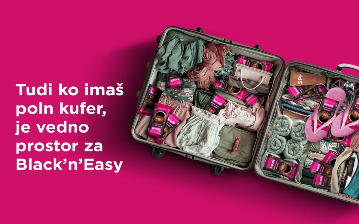 Tudi ko imaš poln kufer, je vedno prostor za Black’n’Easy