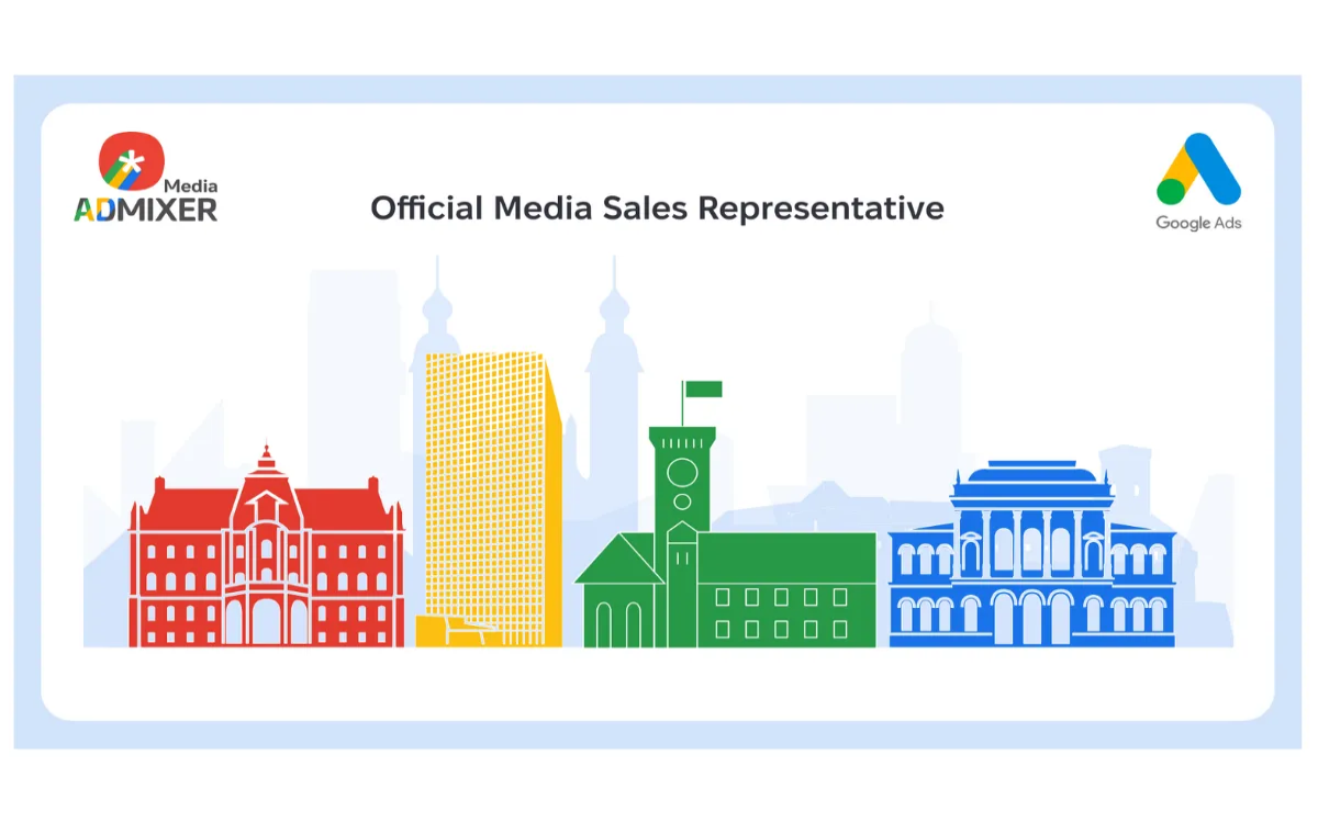Admixer Media je uradni zastopnik za medijski zakup Google Ads v Sloveniji