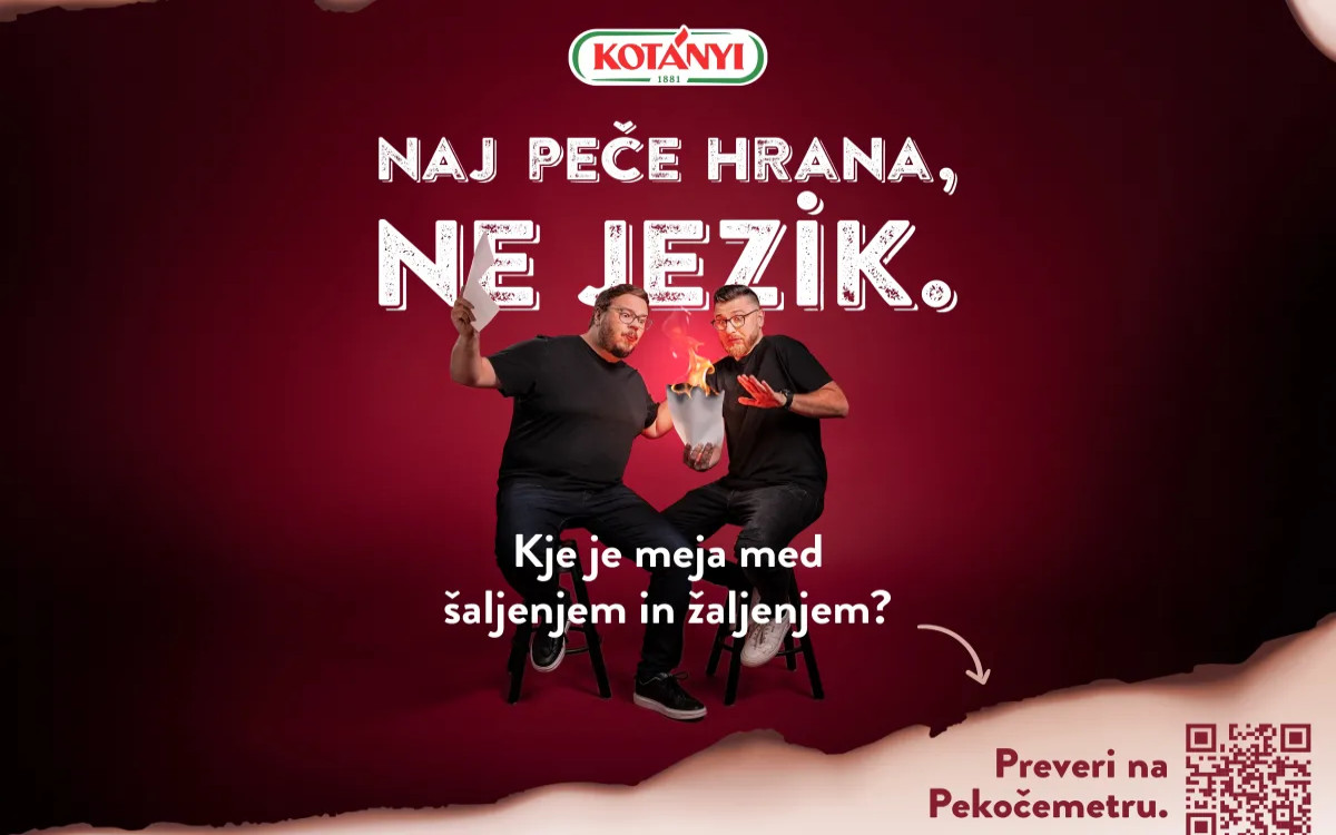 Naj peče hrana, ne jezik