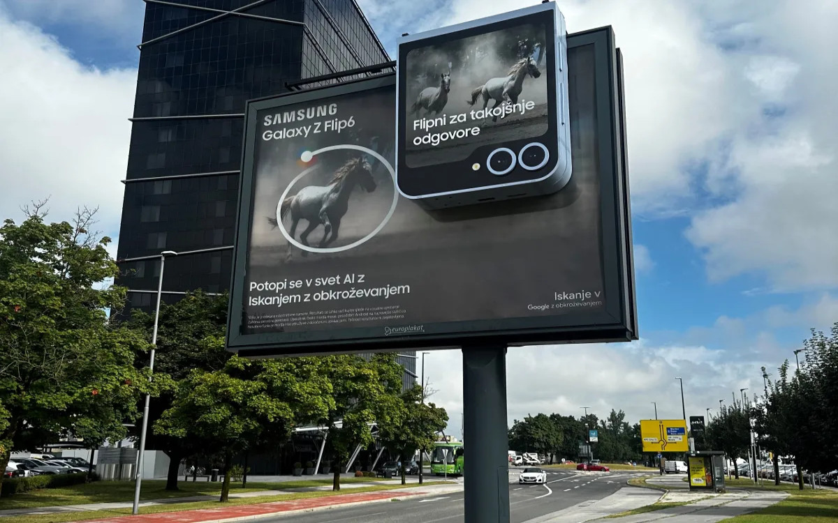 Oglas, ki ga na cesti ne moreš prezreti!