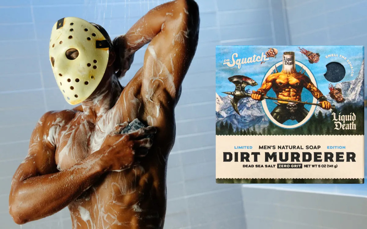 Liquid Death in Dr. Squatch predstavila »milo za psihopate«