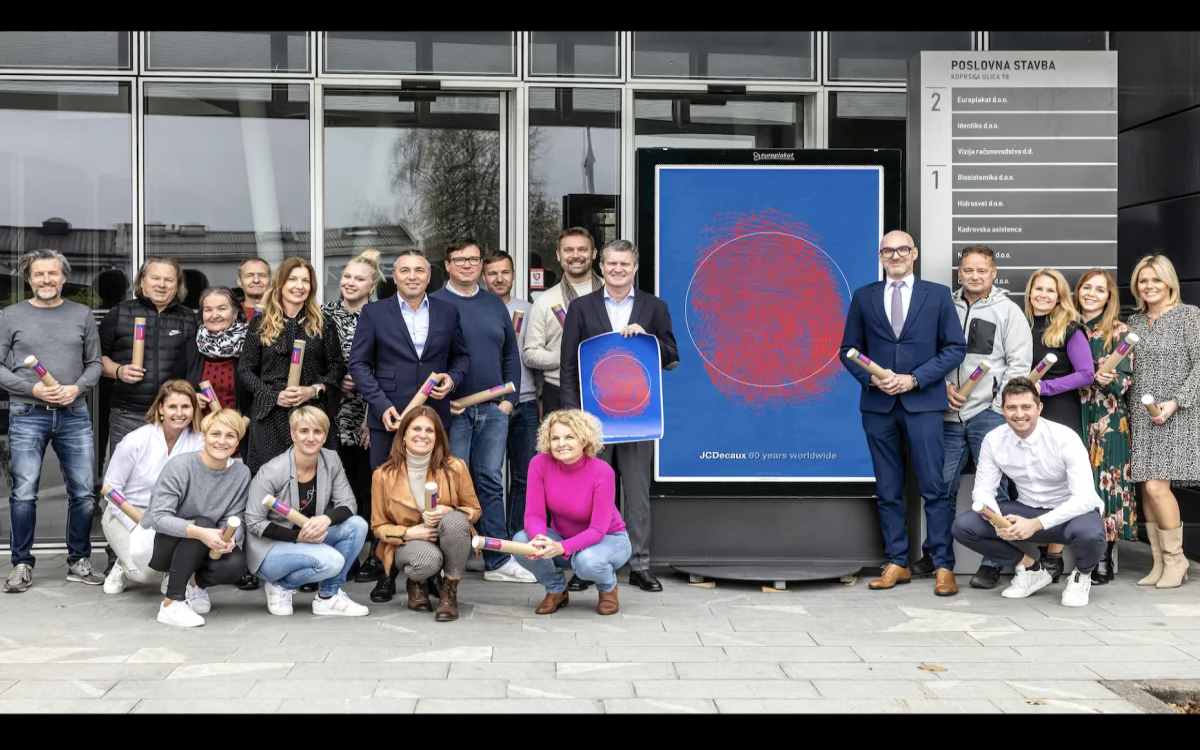 JCDecaux praznuje 60 let; tudi pri nas