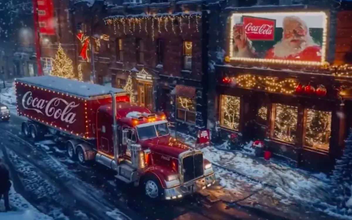Coca-Coline božične oglase je letos ustvarila umetna inteligenca 
