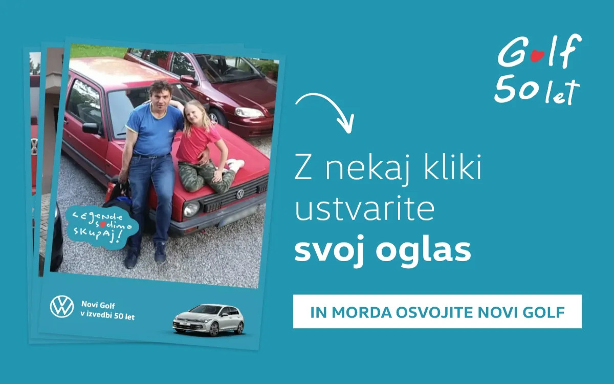 Oglase ob 50-letnici Golfa ustvarili vozniki in ljubitelji tega modela