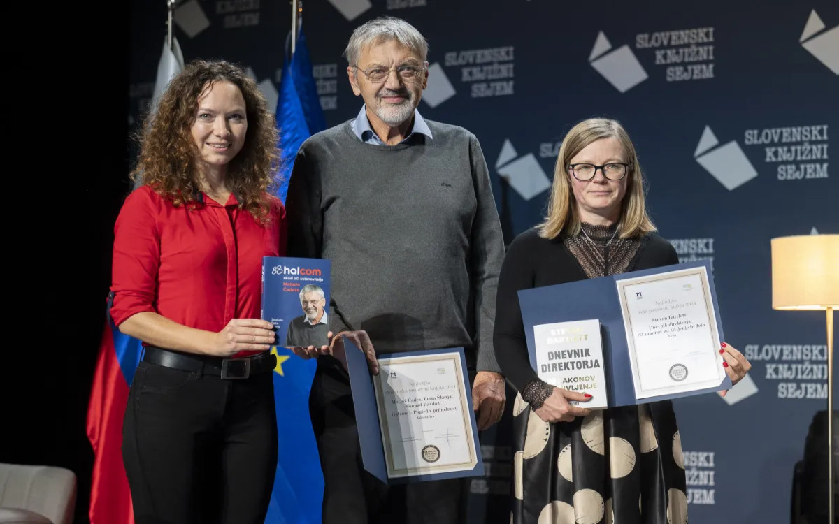 Najboljša poslovna knjiga tudi Dnevnik direktorja Stevenna Bartletta