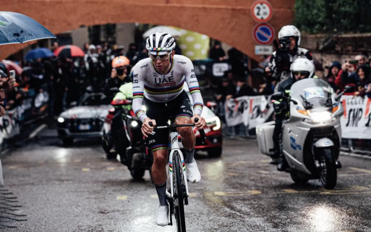 Tadej Pogačar v kampanji za večjo varnost kolesarjev