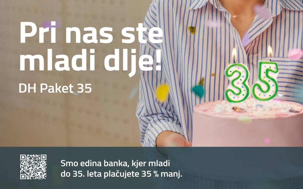 Delavska hranilnica: Pri nas ste mladi dlje!