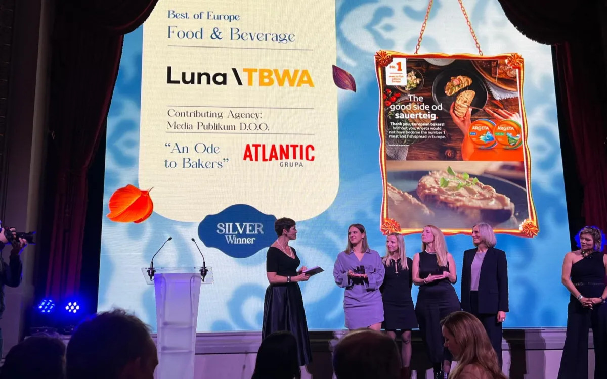 Argeta in Luna \TBWA ponovno osvojili nagrado Effie Europe