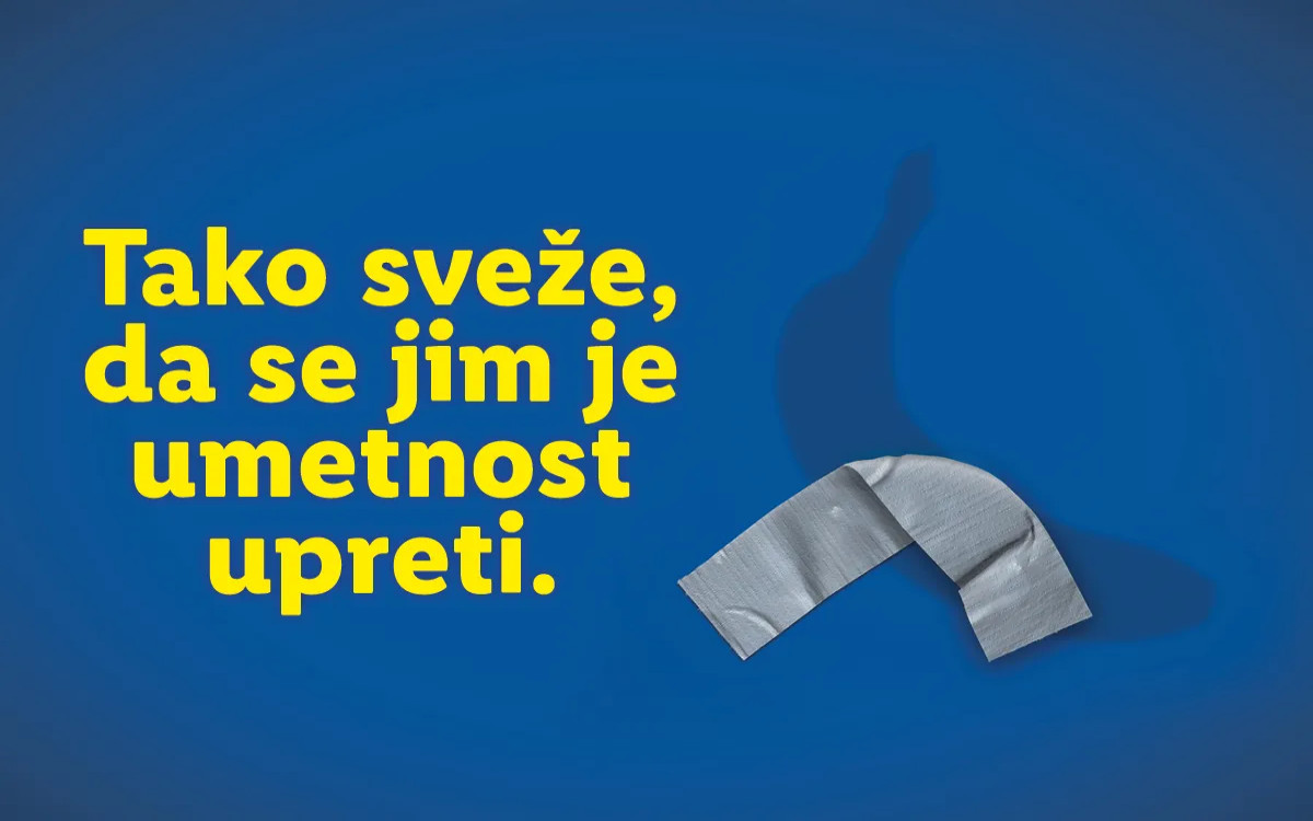 Ko Lidl na ogled postavi banane