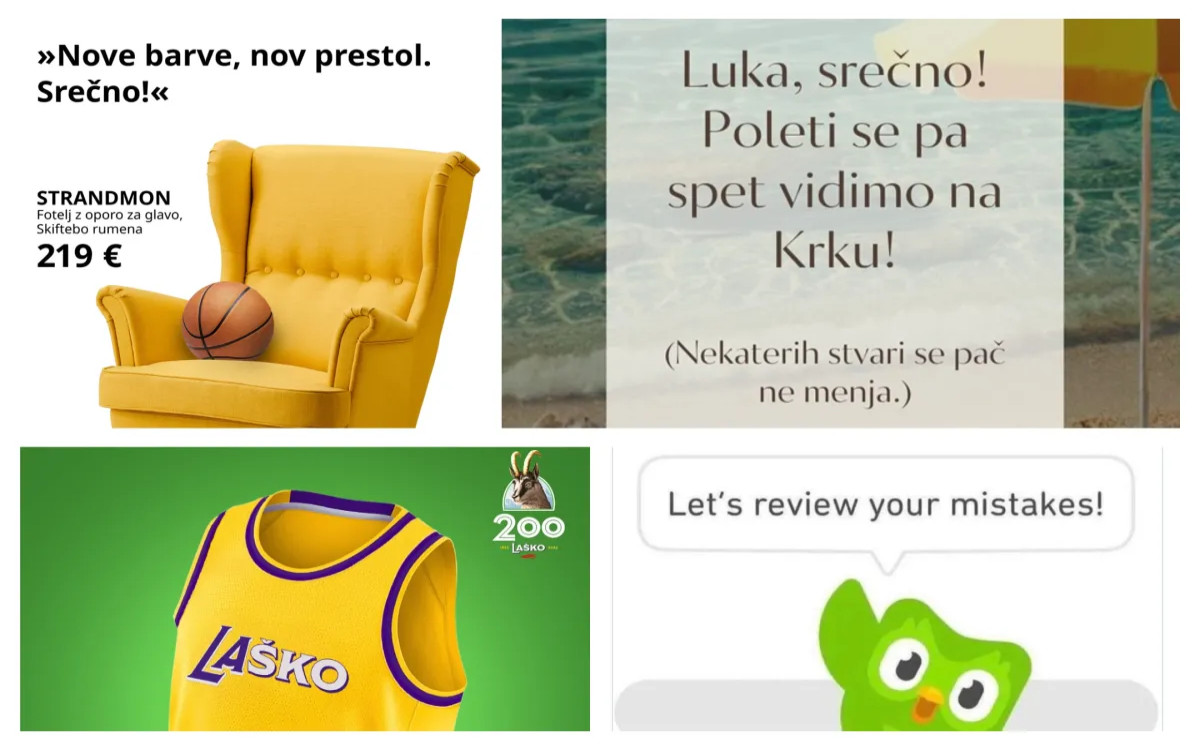 To so blagovne znamke, ki so se najhitreje odzvale na Dončićevo menjavo